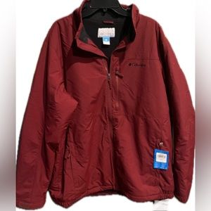 Columbia Lined Jacket, Burgundy